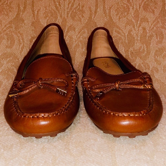 SOLD NWOT Michael Kors Tobacco Brown Sutton Loafer - Picture 2 of 8